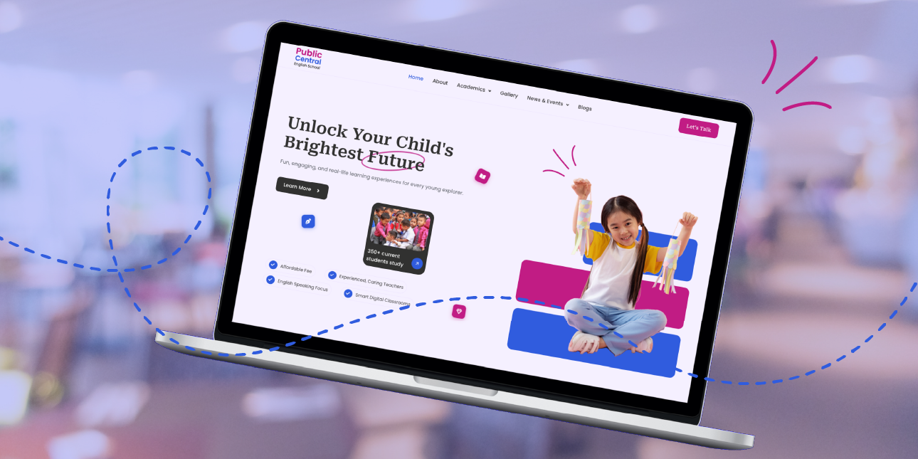 publiccentralschool.edu.np - website design
