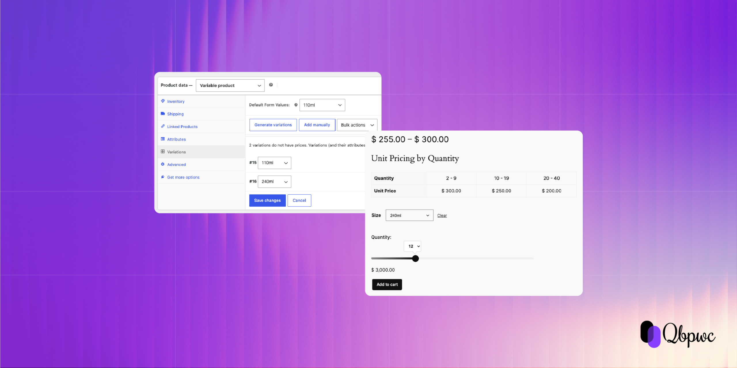 Qbpwc - WooCommerce Plugin Development by Artivtech